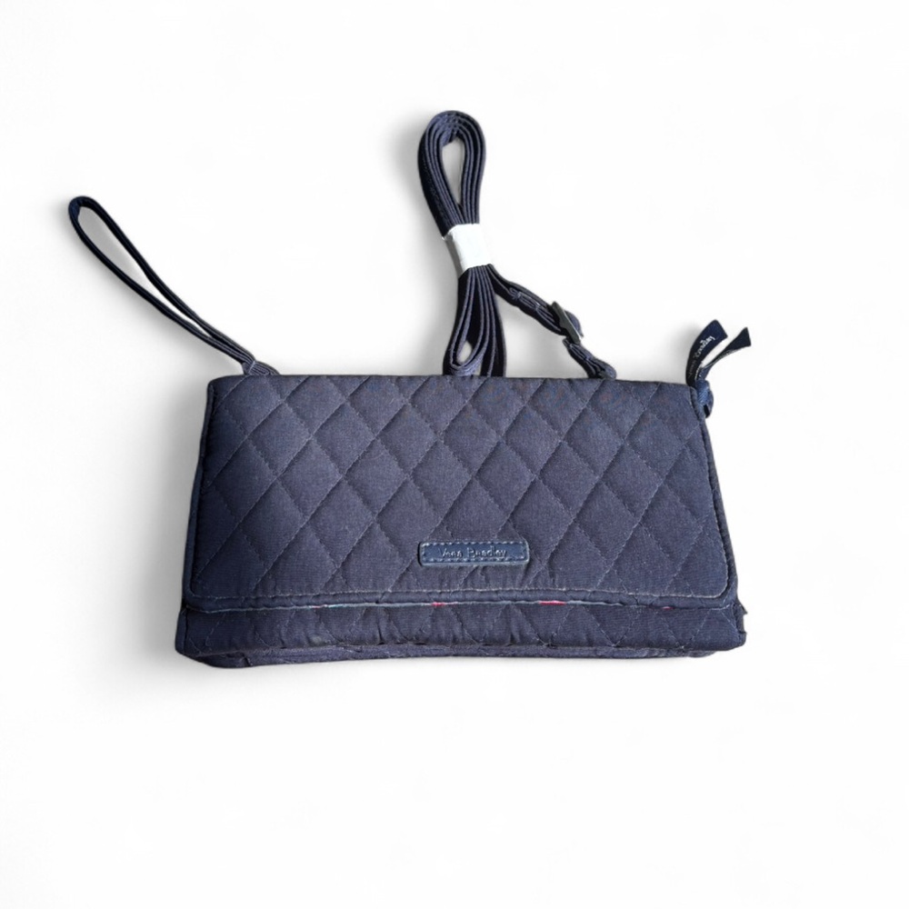 Vera Bradley Navy Quilted Wallet